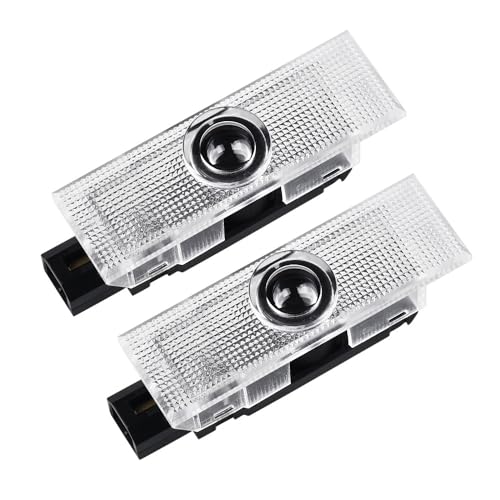 [Il pacchetto include] --- 2 x luci con logo porta per Alfa Romeo, (4 porte richiedono 2 set). Luce pozzanghera LED senza errori e senza polarità con spina originale e controller CANBUS integrato, completa senza errori del computer di bordo Decodifica intelligente e corrente costante per garantire la sicurezza della tua auto.