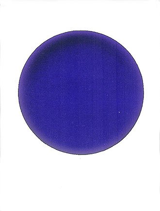 Disque bleu, IKB 54,1957 By Yves Klein : Amazon.co.uk: Home & Kitchen