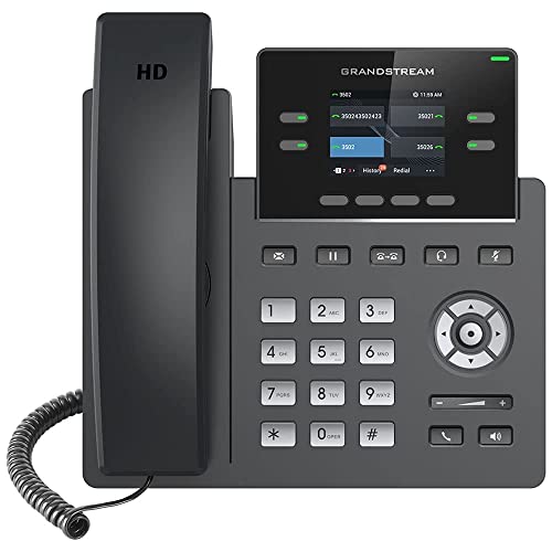 $24.99 Business Phone System Subscription,Auto Attendant/Voicemail,Wifi Support,Pbx Phone System,4 Line Expandable Voip Office Phone System,Landline Phones For Office, Voicemail,Call Transfer And More #TOP4