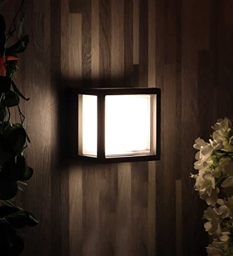 SINOMAN Metal Black Outdoor Wall Light Waterproof LED Light Lamp,...