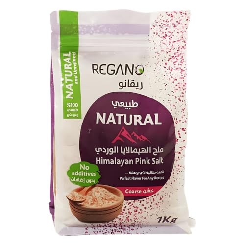 Regano Natural Himalayan Pink Salt Coarse 1kg