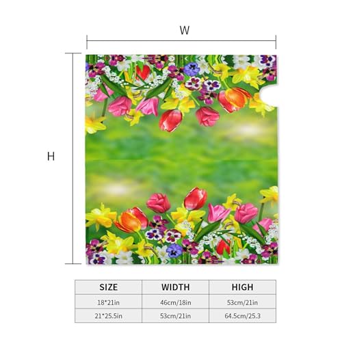 JYKCUL Spring Mailbox Covers Magnetic Letter Post Box Cover Wrap Decoration Welcome Home Garden Outdoor Yard Outside Farmhouse Home Decor 21\" Lx 18\" W