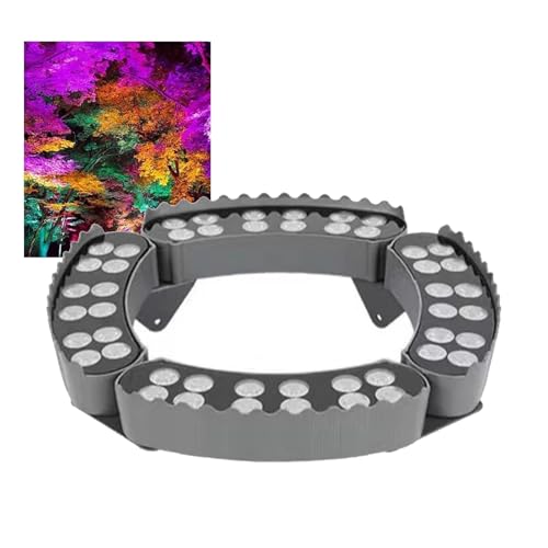 Foco de anillo LED RGB para palmeras para evitar la oscuridad en jardines