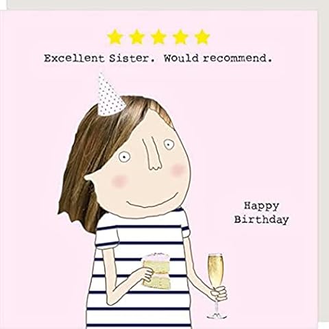Rosie Made A Thing Sister Birthday Card Cover