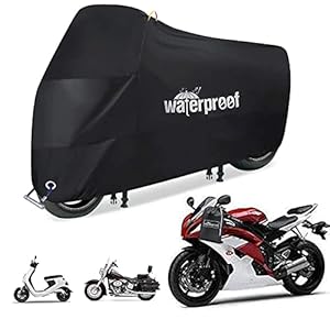 Housse de Protection pour Moto, 265cm x 105cm x 133cm – XXXL Tissu Oxford 210D imperméable, Bâche Protection pour Scooter Motofientes d’oiseaux, eau, poussière/neige/pluie, vent, UV