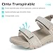 Imagen de Mishansha Sandalias Mujer Verano Zapatos Trekking Deportivas con Punta Abierta Playa al Aire Libre Beige 39 EU