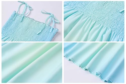Image of Cromoncent Matching Hawaiian Outfits for Family, Dad and Son Matching Luau Beach Tropical Shirts Mommy Daughter Tropical Sets