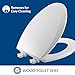 Bemis 1500EC 390 Lift-Off Wood Elongated Toilet Seat, Cotton White (Pack of 1)