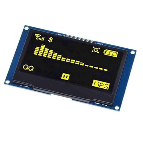 2.4�C���` 7�s�� �C�G���[ 128x64 OLED LCD �f�B�X�v���C SSD1309 �V���A���C���^�[�t�F�[�X