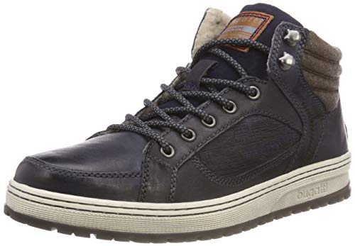 Bugatti Men's Ankle Classic Boots, Blue Blue 4000, 8.5