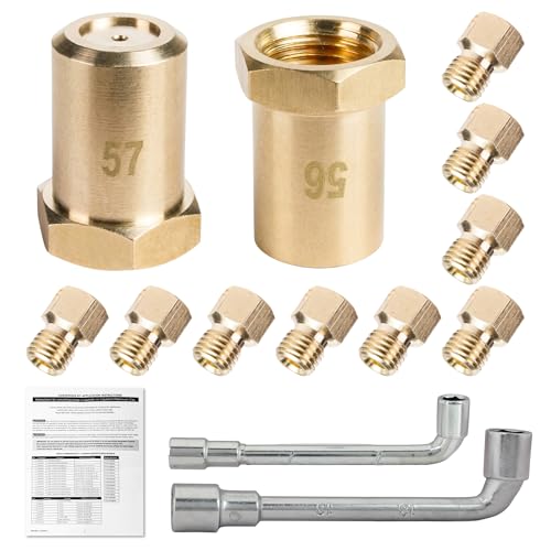 BlueStars GRLP5 LP Gas Conversion Kit - Compatible with Frigidaire Gas Range - Natural Gas to Propane LPG Conversion Kit - Replaces 4980407 AP7213138 A22390101 316243720 316243721 316243723