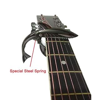Youniker Capodastre requin en alliage de zinc pour guitare acoustique à 6 cordes et guitare électrique Utilisable d’une… - Les Beatles, Paul McCartney, John Lennon, RIngo Starr, George Harrison Youniker Capodastre requin en alliage de zinc pour guitare acoustique à 6 cordes et guitare électrique Utilisable d'une… – Image 4