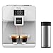 Cecotec Kaffeevollautomat Power Matic-ccino 8000 Touch Serie Bianca. 1400 W, 19 Bar Kaffeevollautomat mit ForceAroma Technologie und Milchbehälter, Milchbehälter von 500 ml