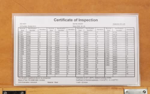 81 Pc Steel Gage Block Set, Grade As-0, Rectangle #TOP4