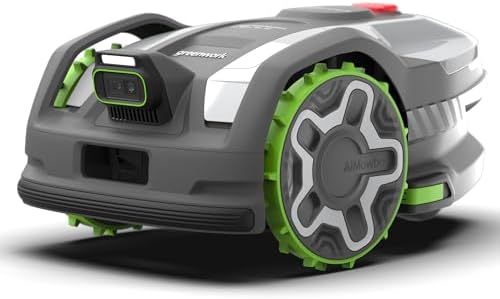 Greenworks C10 Vision+RTK – Cortacésped Robot sin Cable hasta 100...