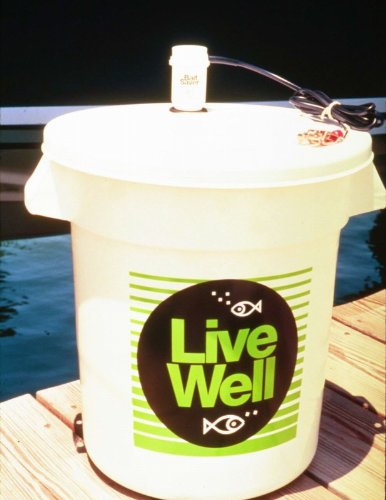 Marine Metal Products Bait Saver 10 Gallon Livewell w/pump & lid #PBC-10