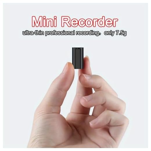 Mini Voice Recorder with Voice Activation