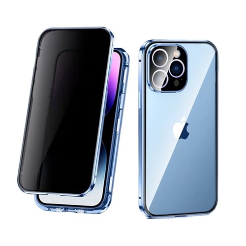 Coque Anti-Peep iPhone 15 Pro Max verre trempé magnétique