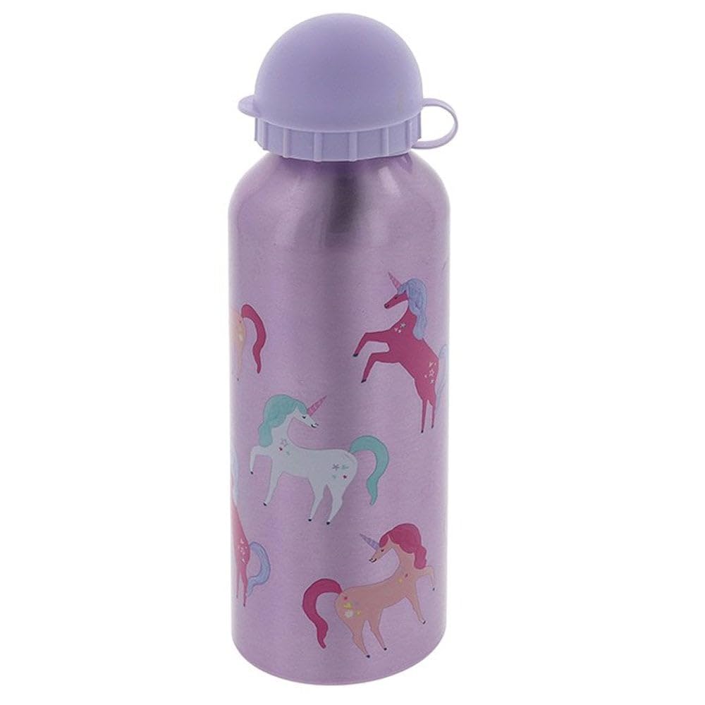 500ml Stainless Steel Water Bottle – Single Wall, Flip-Top Lid, Leak-Proof, Lightweight & BPA-Free, Ideal for Travel, Gym, Sports, and Everyday Use" Unicorns