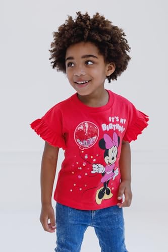 Image of Disney Girls Birthday T-Shirt Infant to Big Kid Sizes (18 Months - 14-16)