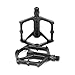 PLATT Pedales para Bicicletas,Pedales de Plataforma para Bici MTB/BMX/Bicicleta de Carretera, Pedal de Aluminio DU 9/16"
