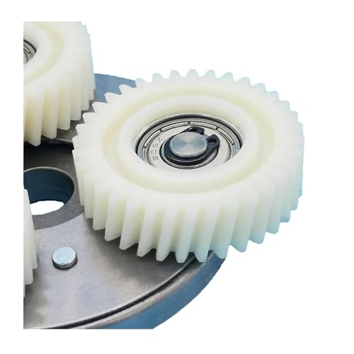 Image of 36T Planetary Nylon Gears Electric Bicycle Accessories, E Bike Motor Gear Clutch Kit, Bicycle Modification Accessories for Bafang Electric Bicycle 500W 750W(White,Gear Clutch -Left)