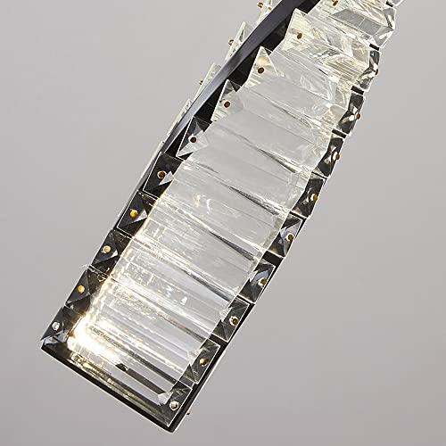 Lustre en cristal LED tricolore dimmable pour plafond - 2