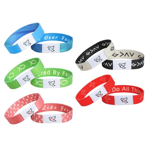 5 Pulseras con Versículos Bíblicos Diarios Inspiradoras miniatura 1