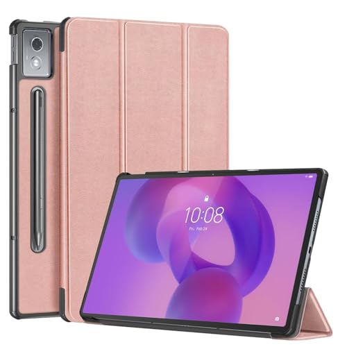 Lenovo Idea Tab Pro 12.7�C���` �p �P�[�X �^�u���b�g�J�o�[ �ی�P�[�X �yHUKWIMO�z �X�^���h�@�\�t�� ���^ ���y�� �S�ʕی� ����PU �X�N���b�`�΍� ���U�[ �ω��� �ϋv�� Lenovo Idea Tab Pro �Ή� 