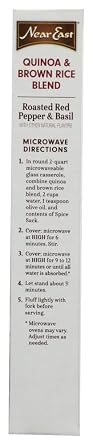 Near East Roasted Pepper and Basil Quinoa Blend, 4.9 ounces, (Pack of 3)