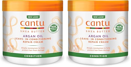 Cantu Shea Butter Argan Oil Leave-In Conditioning Repair Cream 453 g