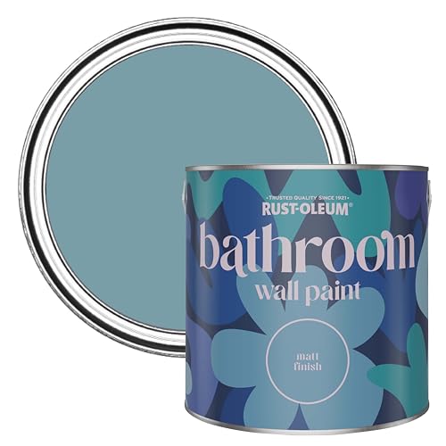 Rust-Oleum Blue Water-Resistant Bathroom Wall & Ceiling Paint - Pacific State 2.5L