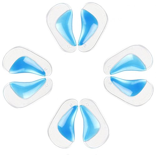 4 Pairs Gel Arch Support Insoles For Plantar Fasciitis Gel Inserts Pads Cushion Relieves Heel Pain