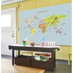 Amazon 世界地図 World Map ウォールステッカー インテリア ポイント 壁紙ステッカー シール ウォールステッカー オンライン通販