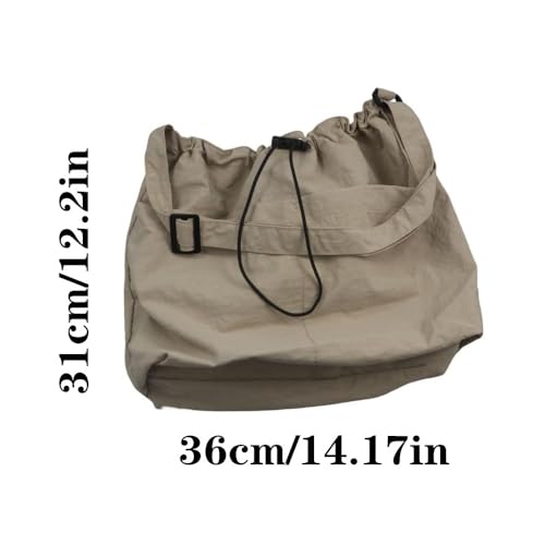 Bolso bandolera de nylon ligero para mujer miniatura 2