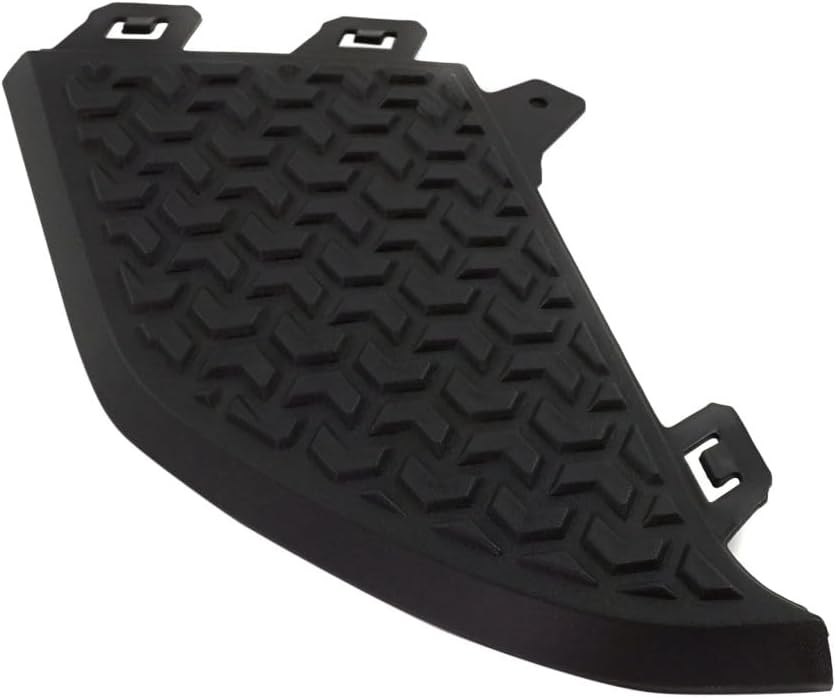 For Chevy Silverado 1500 2019-2025 Bumper Step Pad Driver And Passenger Side | Pair | Rear | Outer | Corner Insert Step Pad | PP Plastic | Black | GM1196107, GM1197107 | 84227858, 84227859