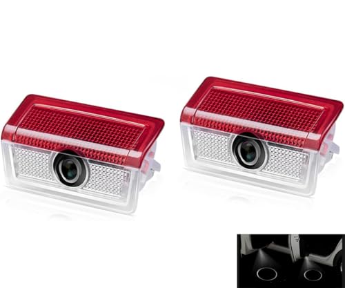 LOUEI Car Door Light Logo Projector LED Welcome Shadow Lights Compatible with 14-20 W205 C300 E W212 W213 E350 W166 ML63 GLA GLC GLB GLE GLS auto (A.M.G-Tag)