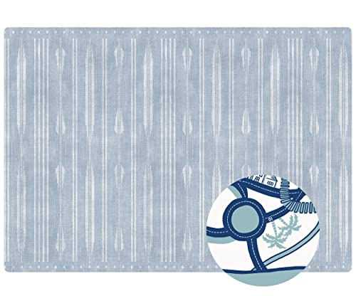 Image of The Shwally PlayMat - Soft Baby Play Mat - Reversible Foam Floor Mat - Waterproof, Wipe-Clean, Durable, Non-Toxic and Hypoallergenic - Large (6.5' X 4.5') (Bowie)
