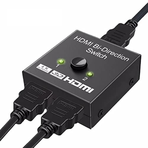 HDMI Splitter Switch 4k Full Hd 3D Bi-Direcional 1x2 / 2x1 Chaveador Extensor Conversor Adaptador Di