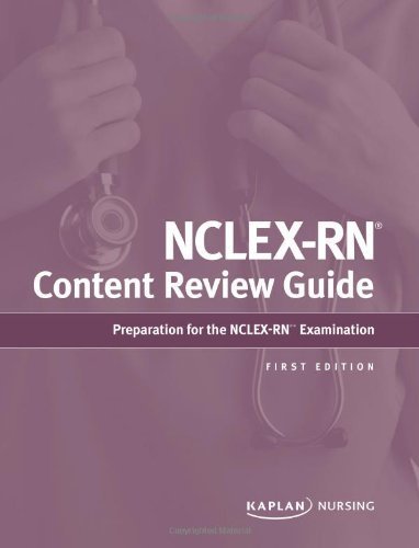 NCLEX-RN Content Review Guide by Kaplan (2013) ... B011DCIY42 Book Cover