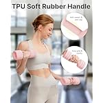 YOTTOY Adjustable Dumbbell Set of 2, 4-in-1 Hand Weights for Women at Home, Compact Free Weights Dumbbells Set with Soft Grip and Base, 2-5 lbs Each for Home Gym - Image 5