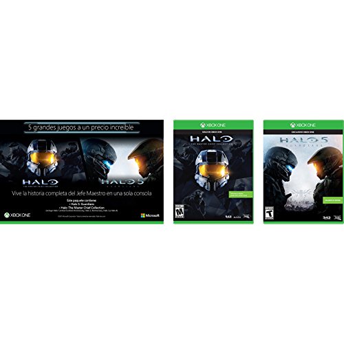 Bundle Two Pack Halo Collection Halo 5 + Halo Master Chief Xbox One