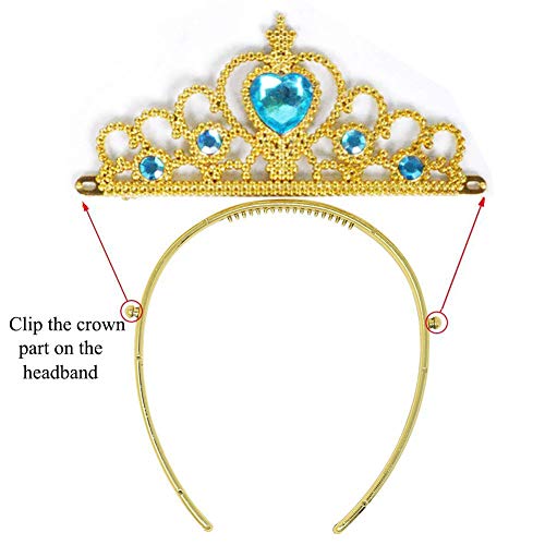 Set 6 Accesorios Disfraz Princesa Jasmine Niñas miniatura 5