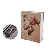 budiniao Alcancias De Dinero Para Adultos Book Safe Storage Lock Box Mini