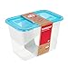 Produktbild keeeper Frischhaltedose, 7,2 l, 29 x 19 x 20 cm, Fredo Fresh, Blau Transparent