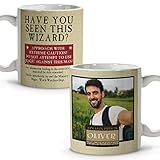 LolaPix Taza personalizada con nombre. Regalos Frikis personalizados. Tazas personalizadas de cerámica. Taza Desayuno. Regalo Original. Wizard