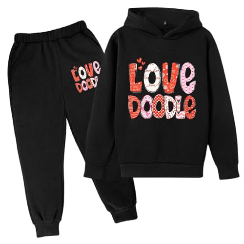 Ensemble sweat à capuche d'hiver manches longues tenue décontractée mignonne