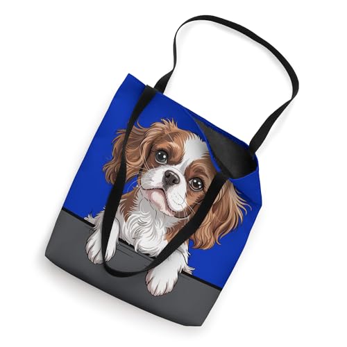 Bolsa Tote Perro Cavalier King Charles Spaniel miniatura 3