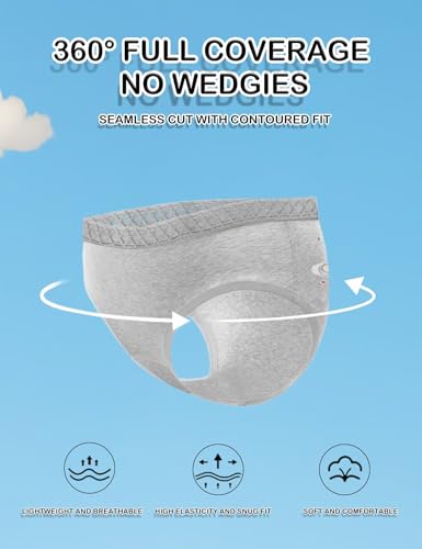 Haiwin Women's Cotton Underwear Hipster Panties 6 Pack – Low Rise Bikini Briefs4