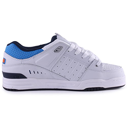 Image of Globe Fusion, Men's Skateboard Shoe, Multicolor White Blue, 13 US